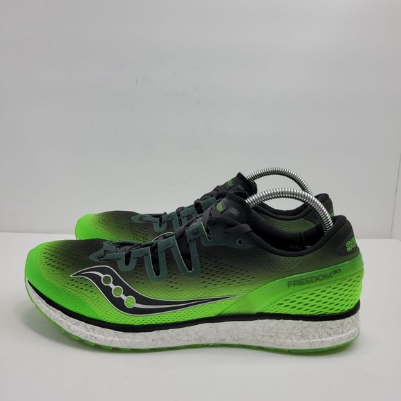 Saucony Freedom ISO Men's Running Shoes Slime Black S20355-4 US Size 11.5 - Picture 2 of 8